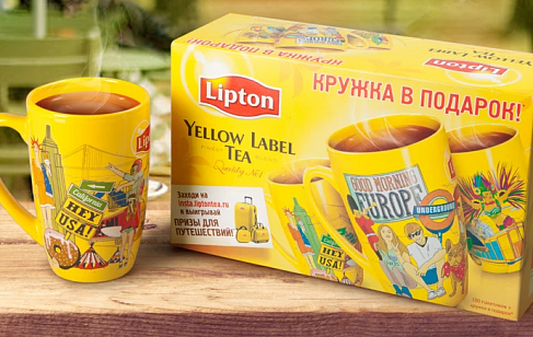 Промо набор Lipton с кружкой '13