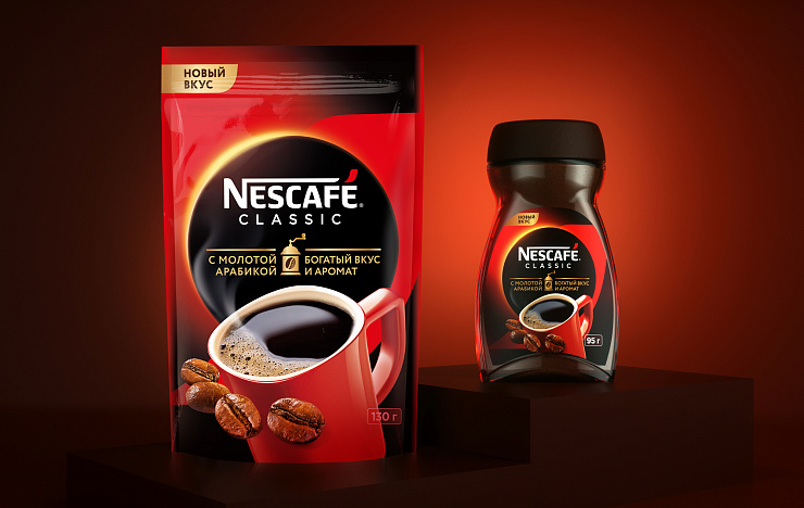 Редизайн NESCAFÉ Classic - Портфолио Depot