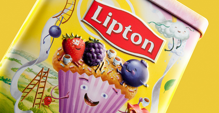 Lipton Blueberry Muffin & Forest Fruit - Портфолио Depot