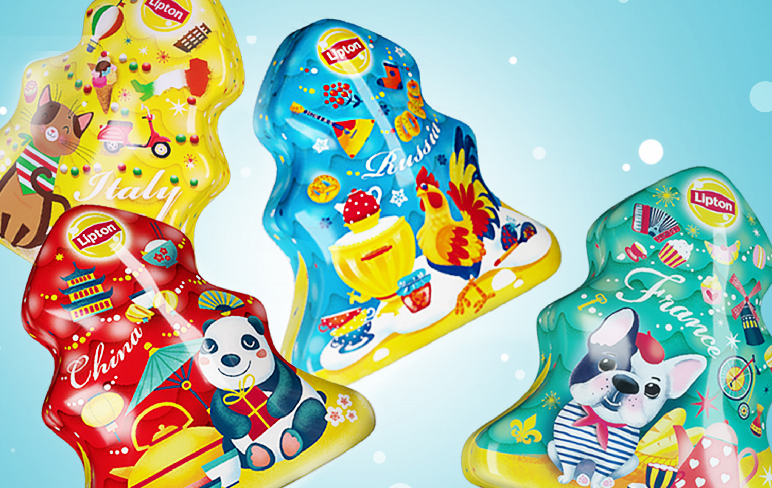 Ёлочные игрушки Lipton - Портфолио Depot