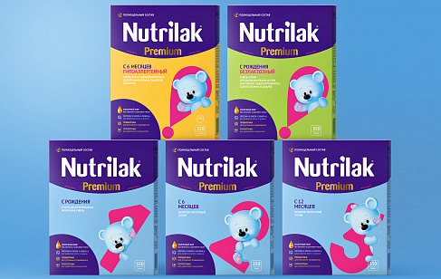 Обновлённый дизайн Nutrilak