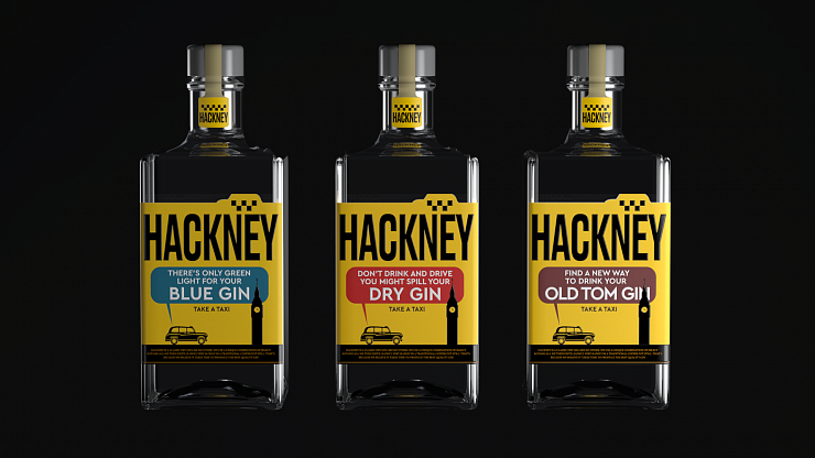 HACKNEY: дизайн упаковки джина - Портфолио Depot
