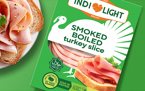 Indilight: дизайн упаковки мясных продуктов для рынка ОАЭ. Разработка дизайна упаковки