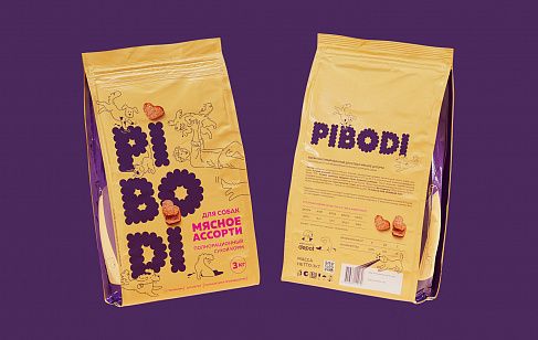 PIBODI: бренд кормов для двортерьеров. Нейминг. Разработка названия бренда