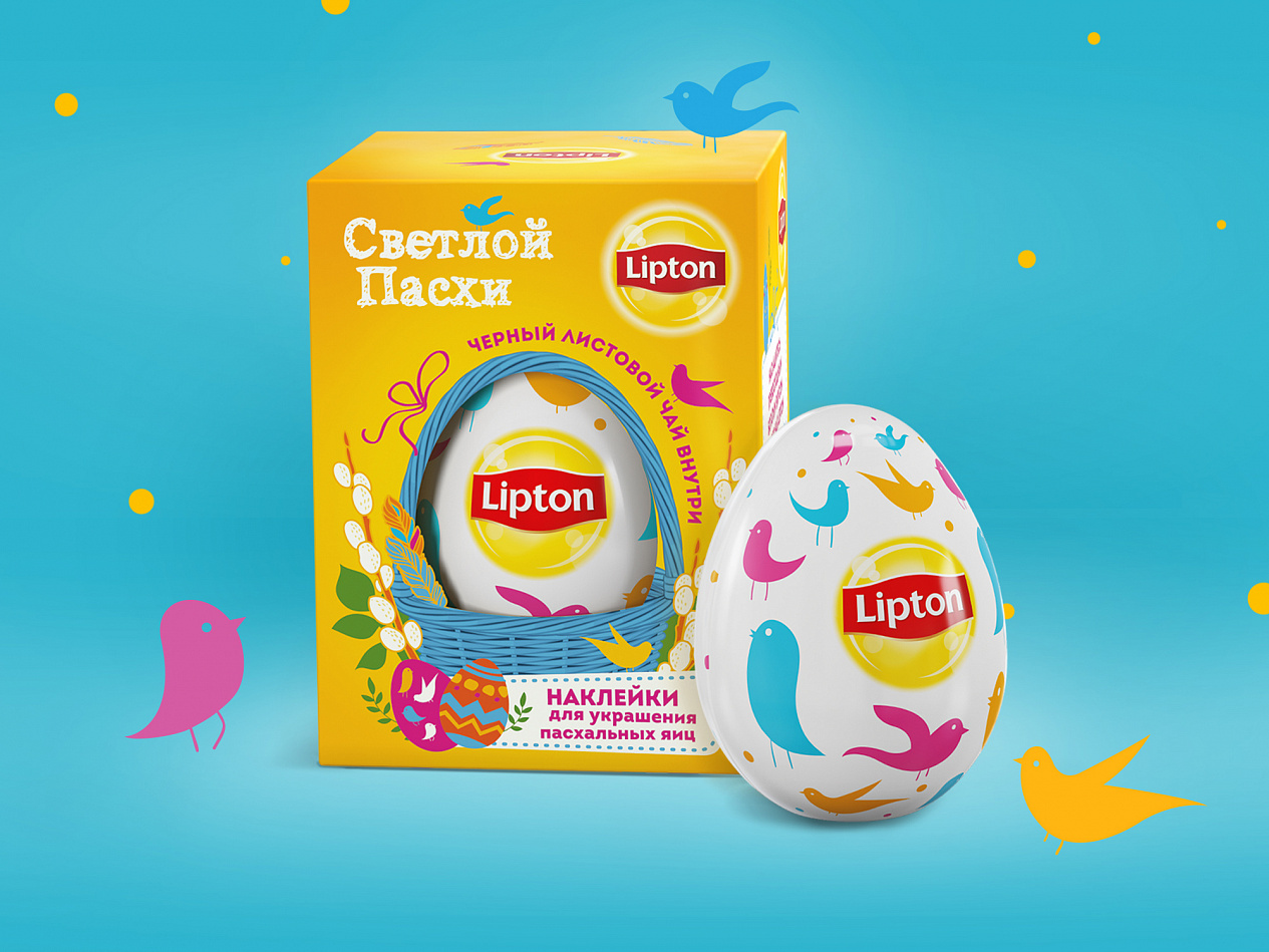 Пасхальная серия Lipton - Портфолио Depot