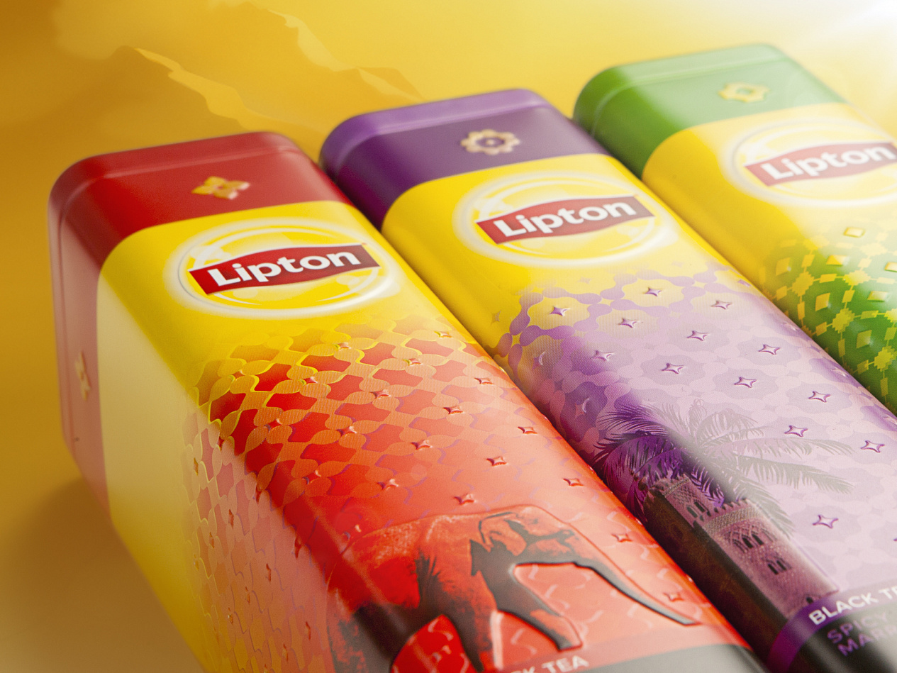 Упаковка-столик Lipton - Портфолио Depot