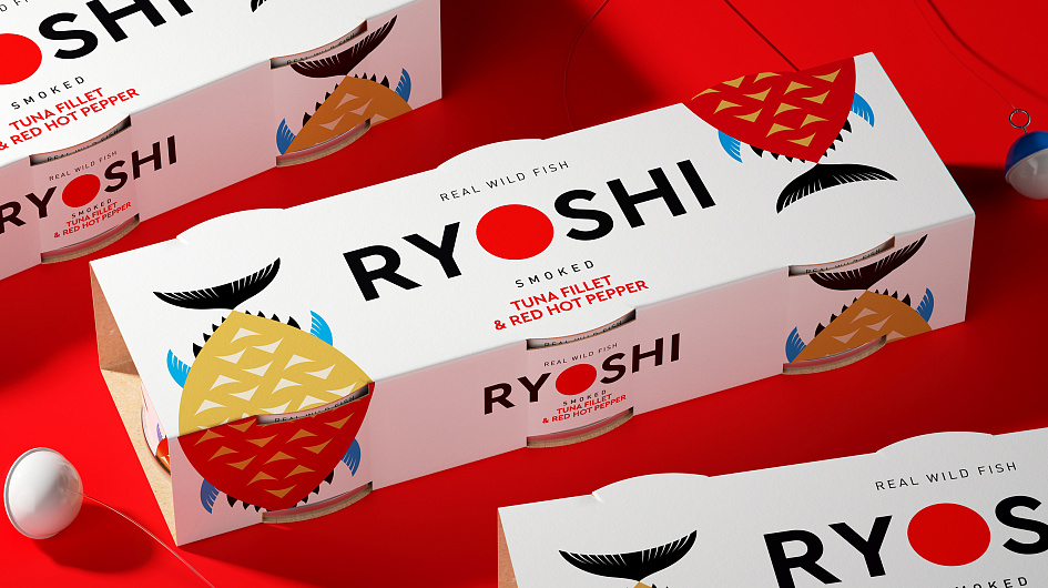 Ryoshi: позиционирование, название и дизайн бренда рыбных консервов - Портфолио Depot