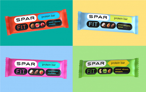 SPAR Fit. Разработка дизайна упаковки