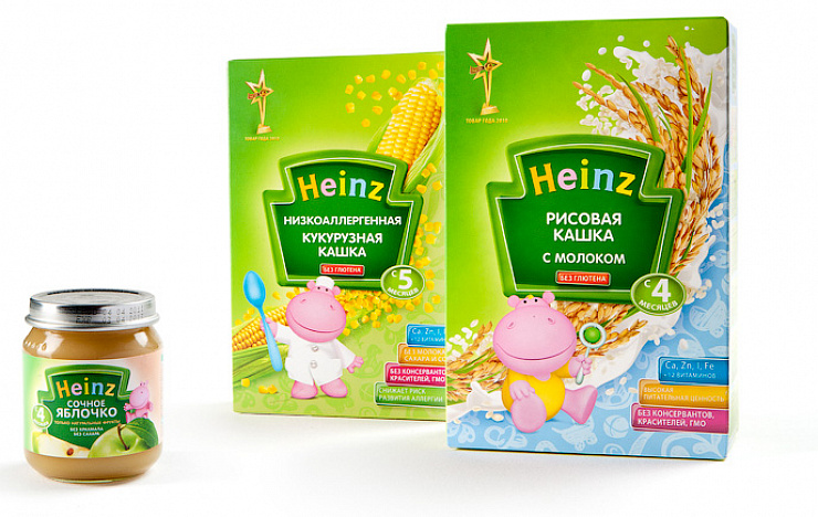Детские каши Heinz - Портфолио Depot