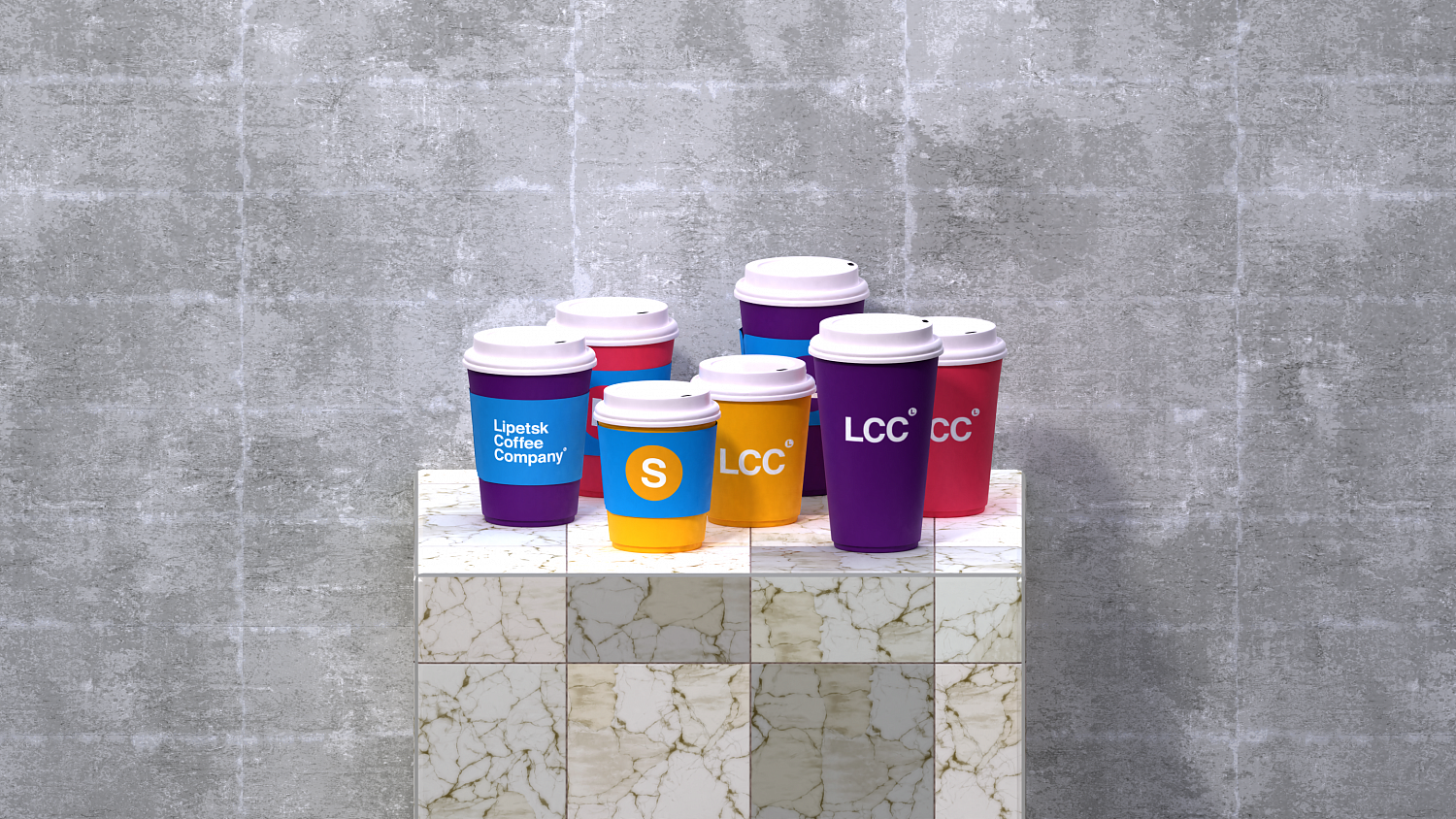 Lipetsk Coffee Company: позиционирование, нейминг, айдентика и брендбук кофейни - Портфолио Depot