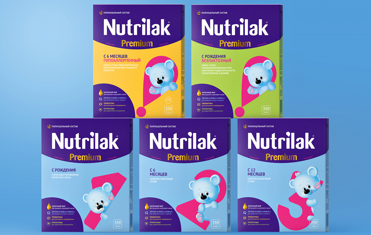 Обновлённый дизайн Nutrilak - Портфолио Depot