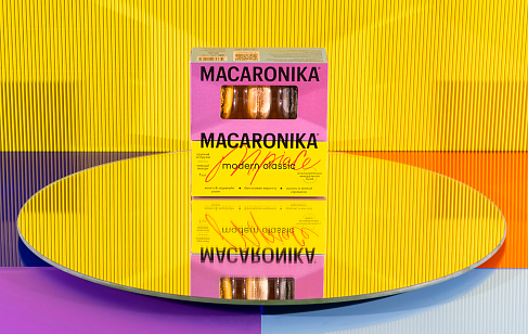 Макароника: Позиционирование и дизайн упаковки кондитерских изделий. Разработка дизайна упаковки