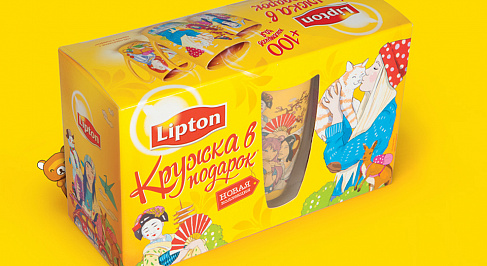 Промо набор Lipton с кружкой '14