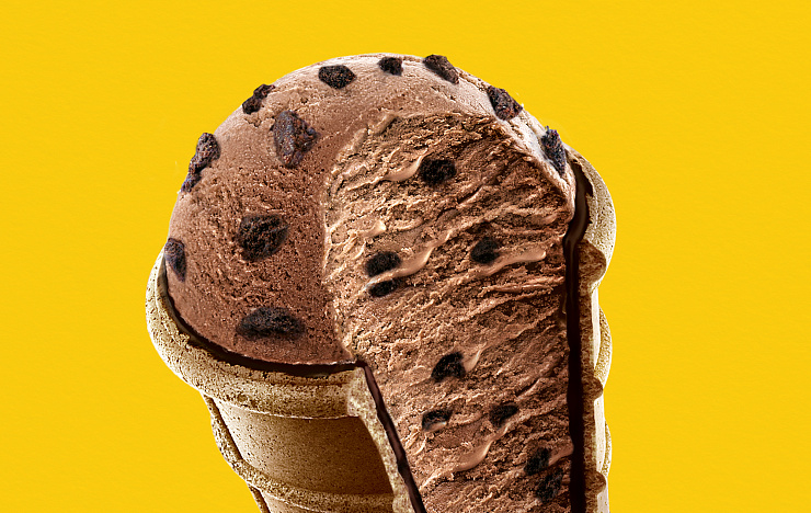 Новые вкусы мороженого «Золотой Стандарт» - Портфолио Depot
