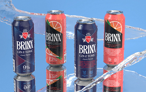 Brinx: нейминг и дизайн алкогольных коктейлей СТМ Чижика