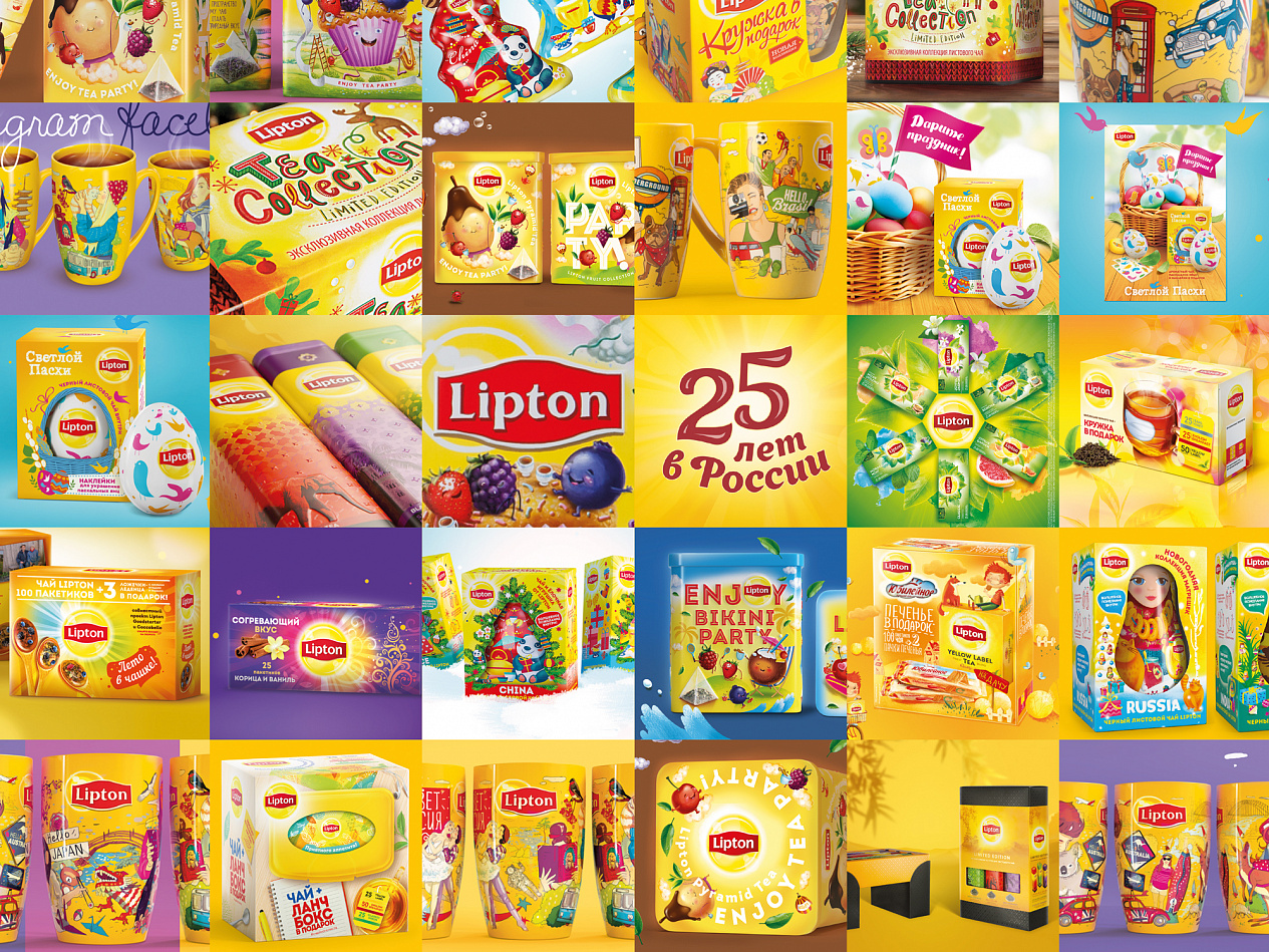 Lipton 25 лет в России - Портфолио Depot