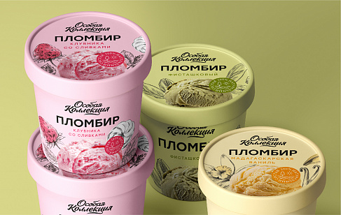 SPAR Мороженое: Дизайн упаковки СТМ