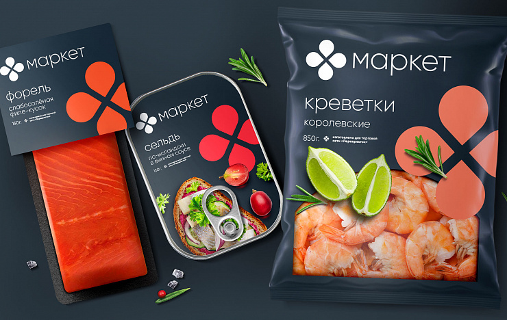 Новый визуальный стиль СТМ «Перекрёстка» - Портфолио Depot