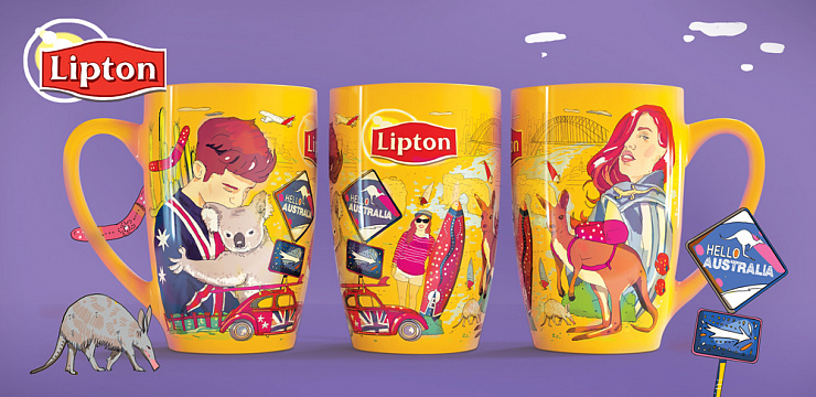 Промо набор Lipton с кружкой '14 - Портфолио Depot