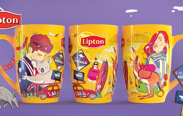 Промо набор Lipton с кружкой '14 - Портфолио Depot