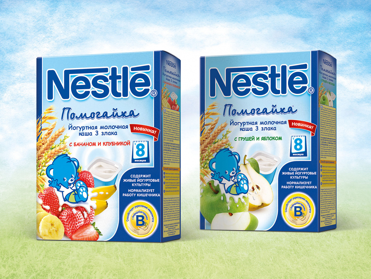 Детские каши Nestle - Портфолио Depot