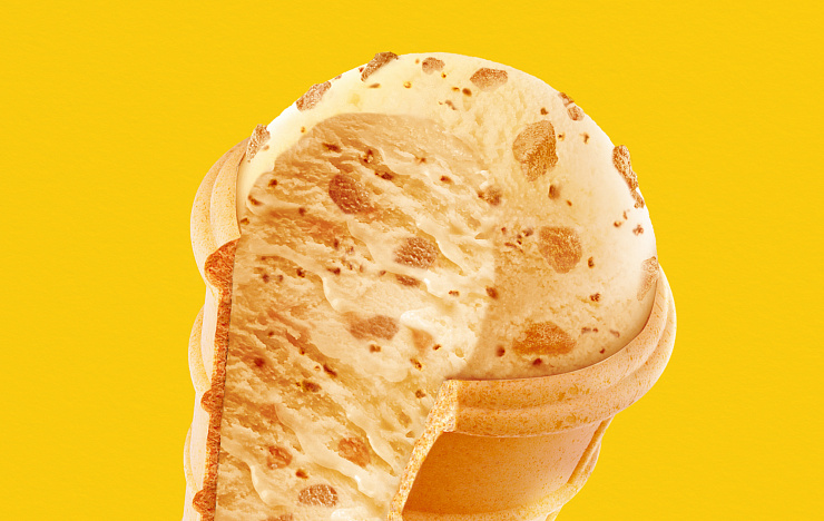 Новые вкусы мороженого «Золотой Стандарт» - Портфолио Depot