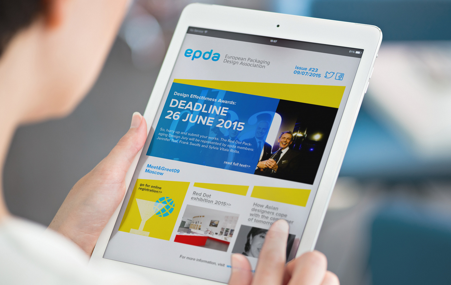 Ребрендинг EPDA 2015 - Портфолио Depot