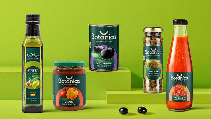 Botanica: обновление бренда орехов и консервации - Портфолио Depot
