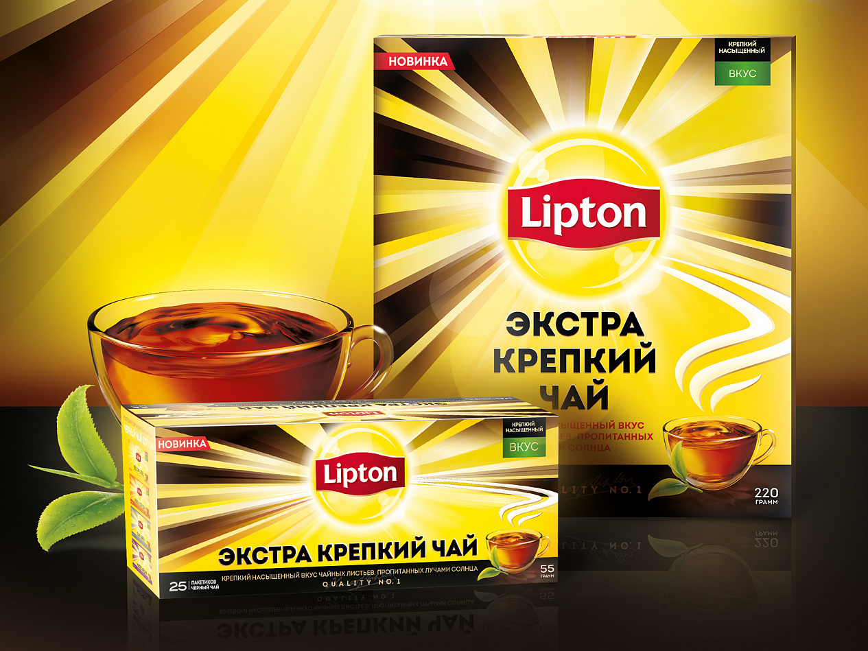 «Экстра Крепкий» Lipton - Портфолио Depot