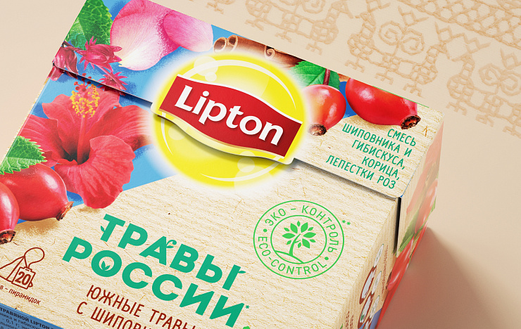 Lipton «Травы России» - Портфолио Depot