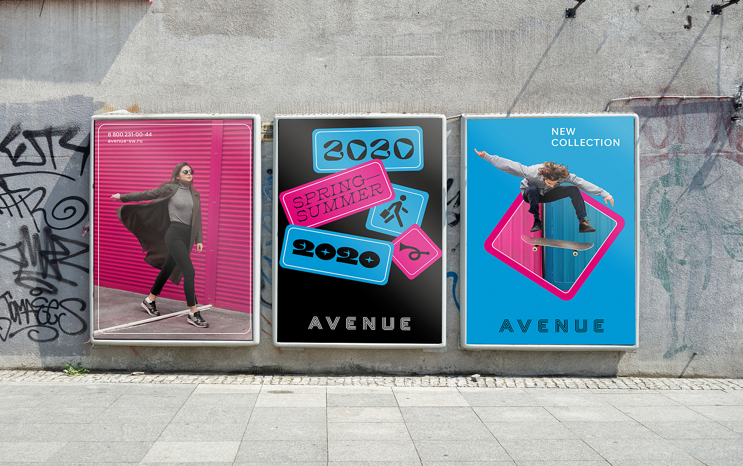 Avenue South-West: оформление пространств, навигация и айдентика торгового центра - Портфолио Depot