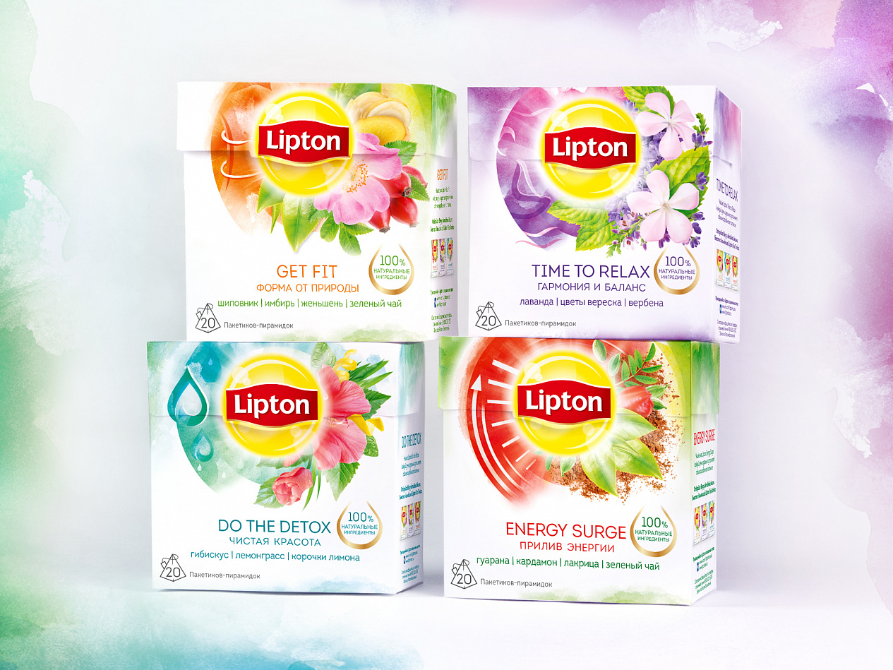 Lipton Tea-Tonics - Портфолио Depot