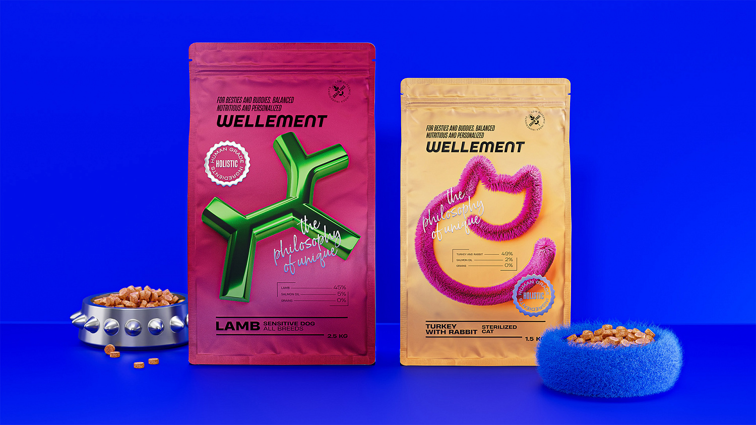 Wellement: Комплекс стратегических работ и фирменный стиль для бренда кормов - Портфолио Depot