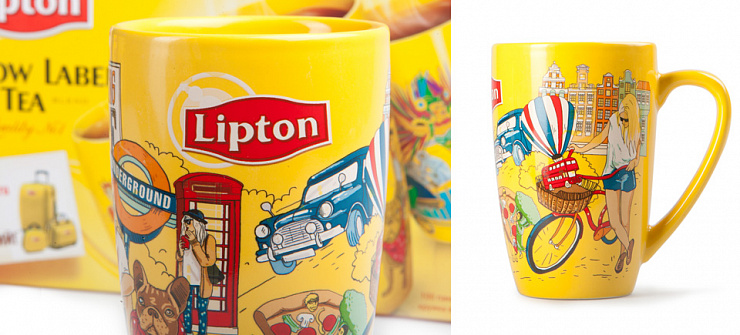 Промо набор Lipton с кружкой '13 - Портфолио Depot