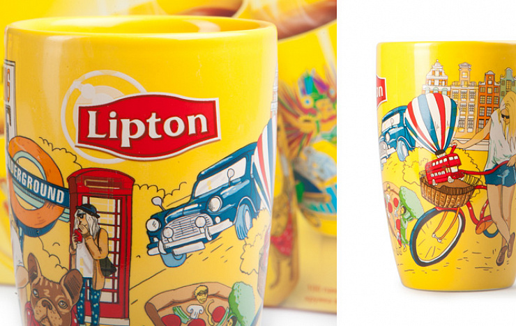 Промо набор Lipton с кружкой '13 - Портфолио Depot