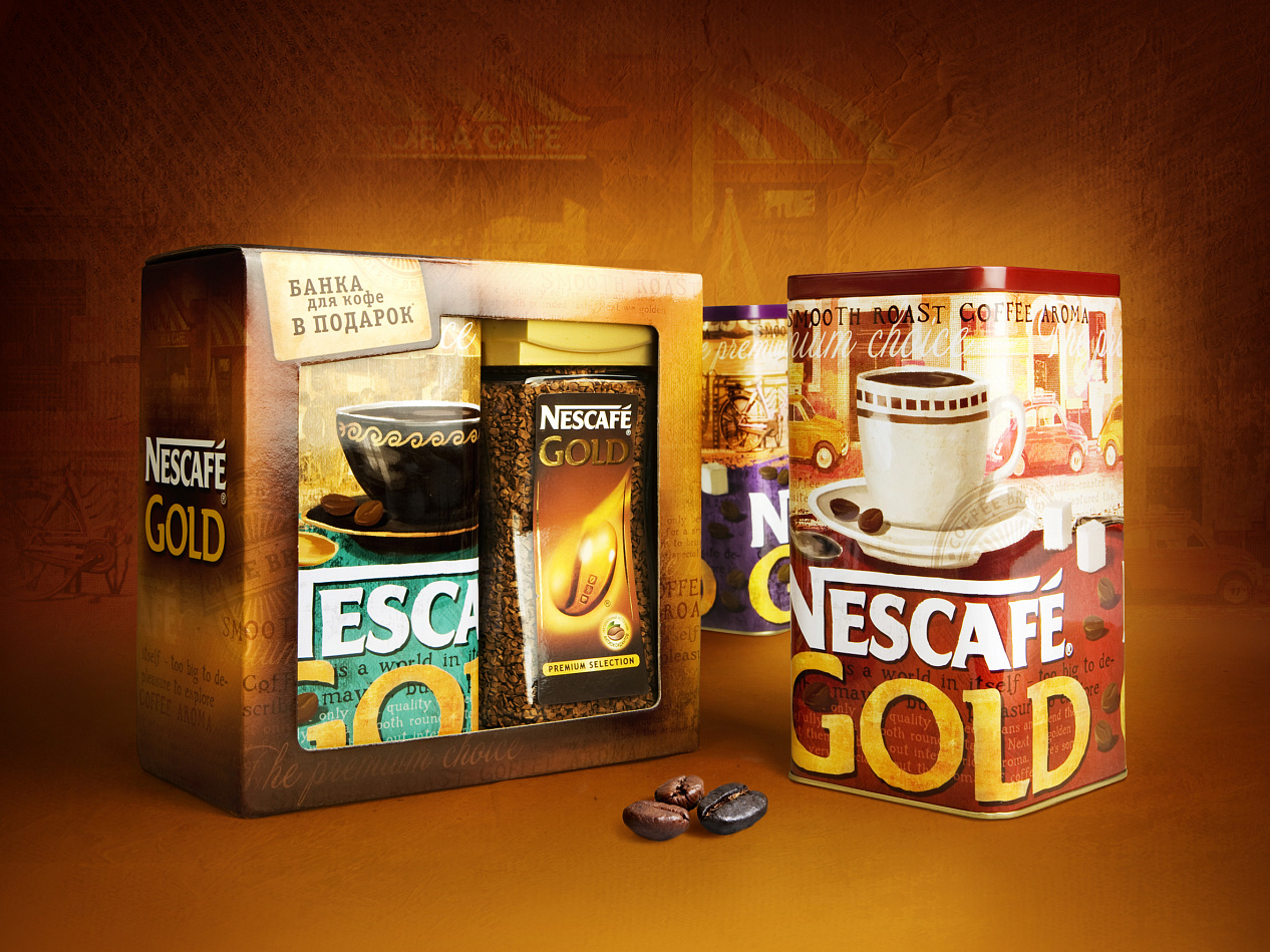 Nescafé Gold Tins '12 - Портфолио Depot