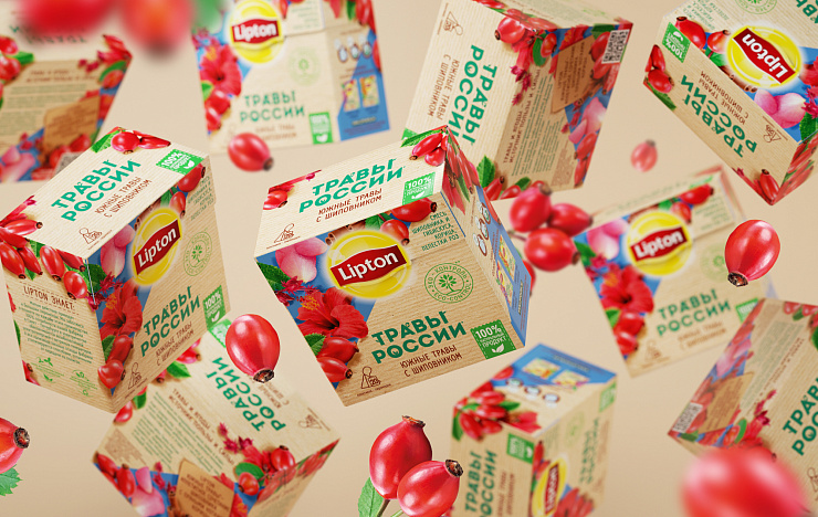 Lipton «Травы России» - Портфолио Depot