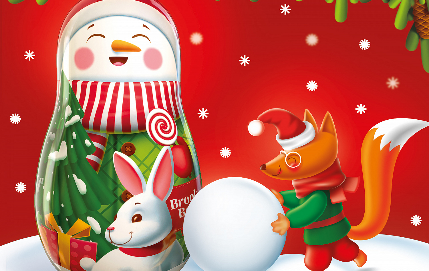 Снеговики Brooke Bond - Портфолио Depot