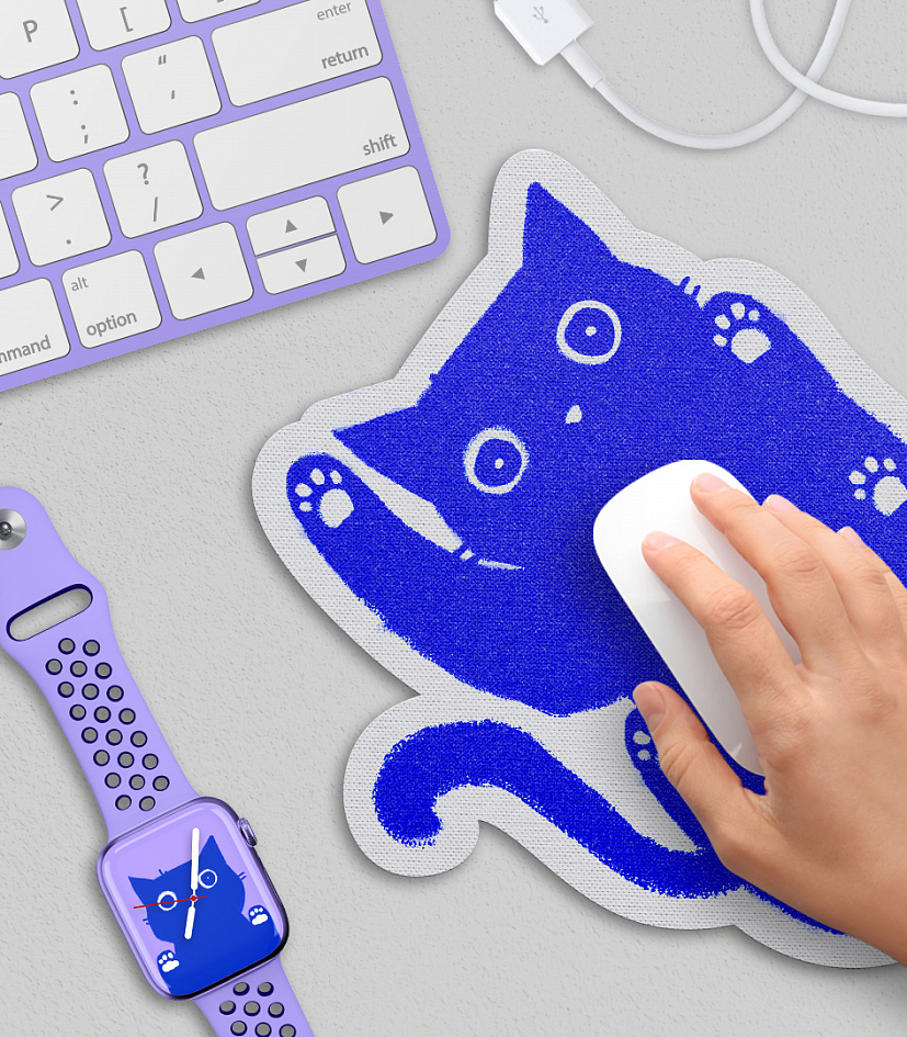 Cute cat: разработка мерча для молочного бренда «Милград» - Портфолио Depot