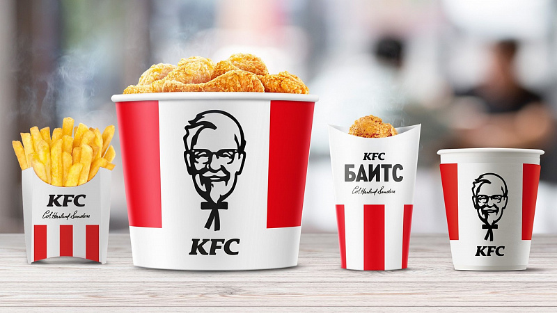 KFC представил обновленный бренд для всех ресторанов сети