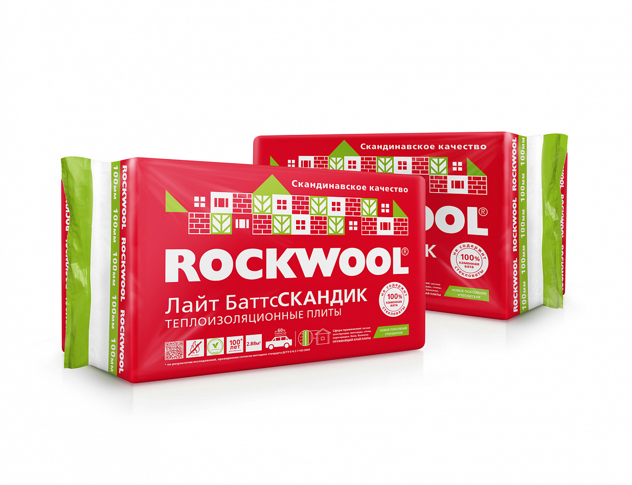 Rockwool Лайт Баттс Скандик - Портфолио Depot