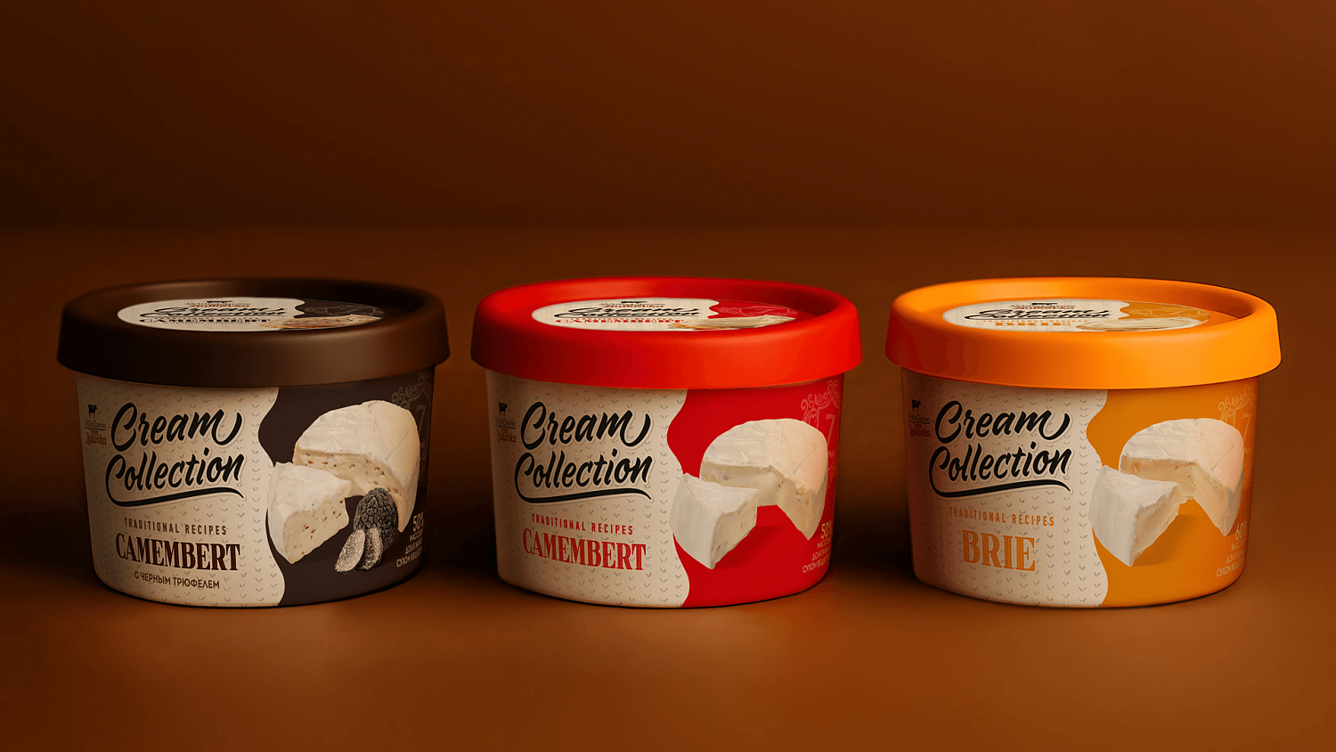 Cream Collection: нейминг и дизайн новой линейки плавленых сыров - Портфолио Depot
