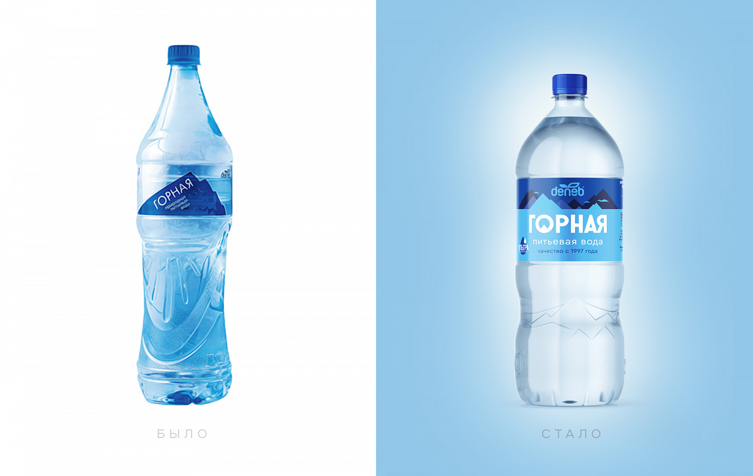 Горная: дизайн упаковки дагестанской воды - Портфолио Depot